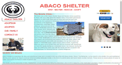 Desktop Screenshot of abacoshelter.org